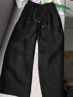 Isabelle | Pantalon fluide jambe large