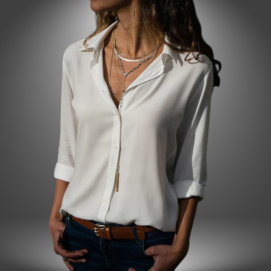 Valeria | Blouse Classique à Boutons