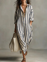 Chloé | Robe chemise longue