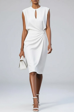 Éloise | Robe Midi Drapée