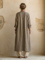 Laurence™ | Ensemble trois-pièces en lin et coton au charme bohème naturel
