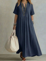Manon | Robe plissée fluide et élégante